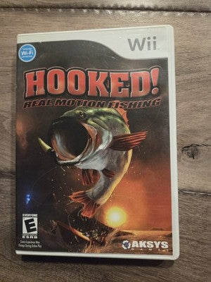 Hooked Real Motion Fishing (Nintendo Wii, 2007) CIB