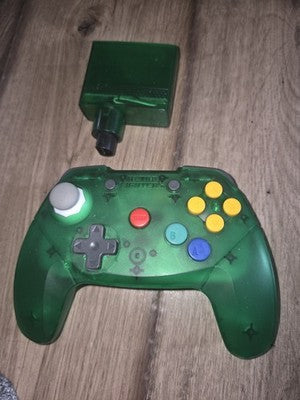 Retro Fighters Brawler 64 Wireless Controller Jungle Green Nintendo 64 N64