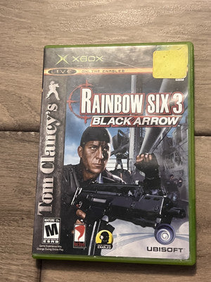 Tom Clancy's: Rainbow Six 3 Black Arrow (Microsoft Xbox, 2004) CIB COMPLETE