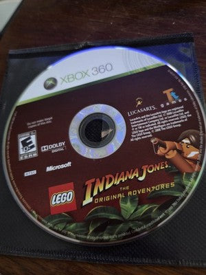 LEGO Indiana Jones Original Adventures (Microsoft XBOX 360, 2010) DISC ONLY