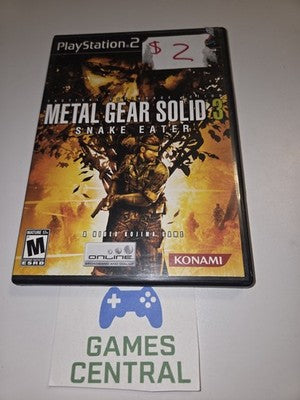 Metal Gear Solid 3 Snake Eater (Sony Playstation 2, 2004) CIB COMPLETE