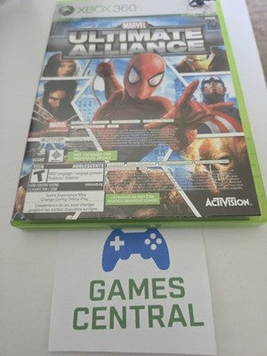 Marvel Ultimate Alliance (Microsoft Xbox 360, 2007) CIB COMPLETE