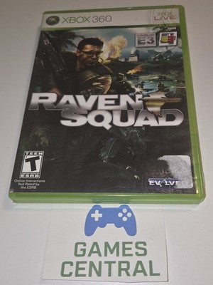 Raven Squad (Microsoft Xbox 360, 2009) NO MANUAL
