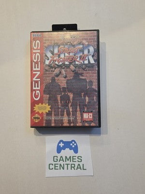 Super Street Fighter II (Sega Genesis, 1994) CASE + MANUAL ONLY MISSING PAGES