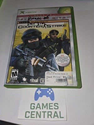 Counter Strike (Microsoft Xbox, 2003) ARTWORK ONLY