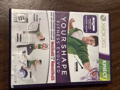 Your Shape: Fitness Evolved (Microsoft Xbox 360, 2010) CIB COMPLETE