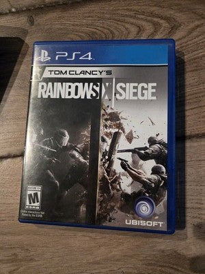 Tom Clancy's Rainbow Six Siege (Sony PlayStation 4 PS4, 2015) CIB COMPLETE