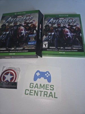 Marvel Avengers: Walmart Patches (Microsoft Xbox One, 2016) CIB COMPLETE