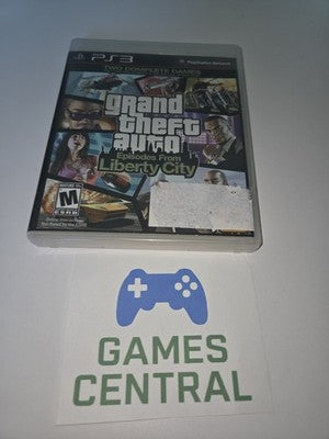 Grand Theft Auto: Episodes from Liberty City (Playstation 3, 2010) NO MANUAL