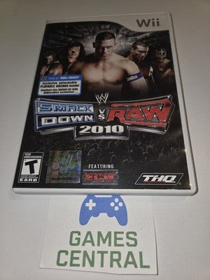 WWE Smackdown vs. Raw 2010 (Wii, 2009) CIB COMPLETE