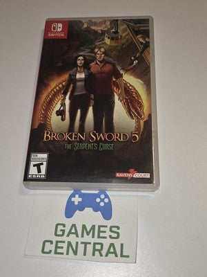 Broken Sword 5 The Serpent's Curse (Nintendo Switch, 2019) CIB COMPLETE