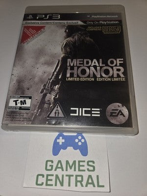 Medal of Honor: Limited Edition (Sony Playstation 3, 2012) CIB COMPLETE