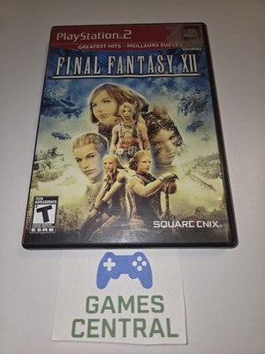 Final Fantasy XII: Greatest Hits (Sony Playstation 2, 2006) CIB COMPLETE