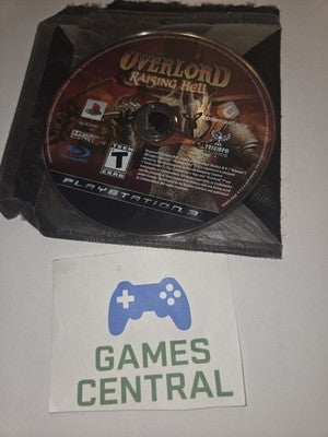 Overlord Raising Hell (Sony Playstation 3, 2008) DISC ONLY