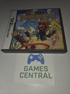 Mario Hoops 3 on 3 (Nintendo DS, 2006) CIB COMPLETE WITH INSERTS