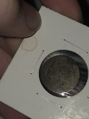 185? France 50 Centimes Silver Coin