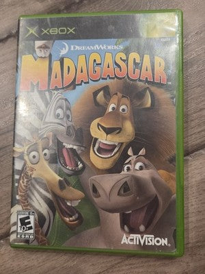 Madagascar (Microsoft Xbox, 2005) CIB COMPLETE IN BOX