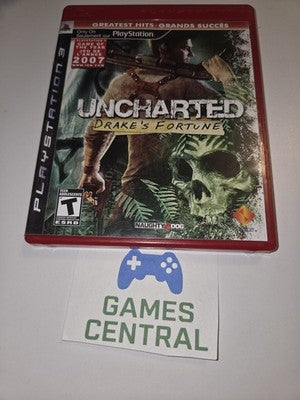 Uncharted: Drakes Fortune - Greatest Hits (Sony Playstation 3, 2007) NO MANUAL