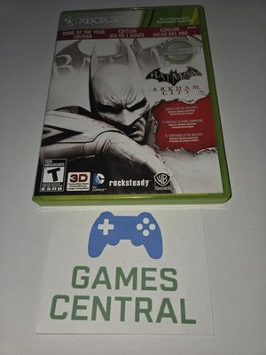 Batman: Arkham City Game of the Year Platinum Hits (Xbox 360, 2012) CIB COMPLETE