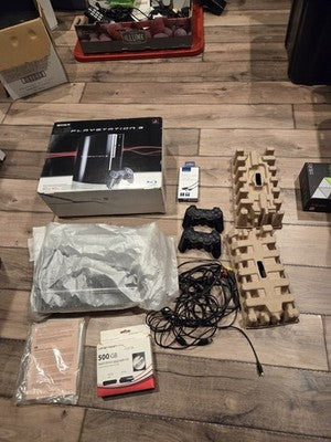 PlayStation 3 Fat Console CECHH01 Complete in Box CIB PS1 PS3 USED WORKS