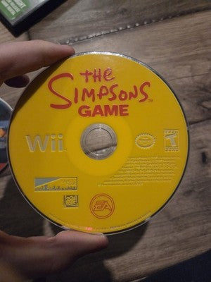The Simpsons Game (Nintendo Wii, 2007) DISC ONLY