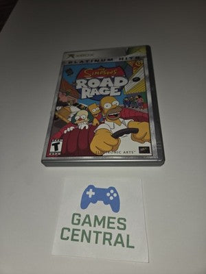 The Simpsons Road Rage: Platinum Hits (Microsoft Xbox, 2001) CIB COMPLETE