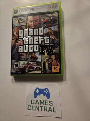 Grand Theft Auto IV (Microsoft Xbox 360, 2008) NO MANUAL