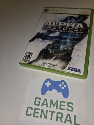Alpha Protocol (Microsoft Xbox 360, 2010) CIB COMPLETE