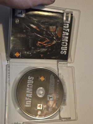 Infamous (Playstation 3, 2009) NO ARTWORK