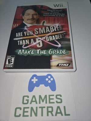 Are You Smarter Than A 5th Grader? Make The Grade (Nintendo Wii, 2008) CIB