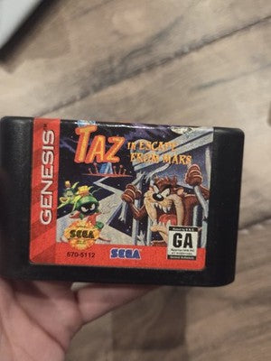 Taz in Escape From Mars (Sega Genesis, 1994) CART ONLY