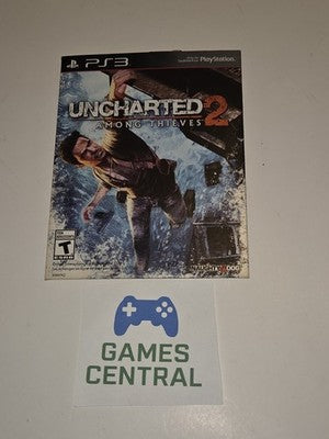 Uncharted 2: Among Thieves (Playstation 3, 2009) SLIP COVER