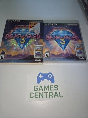 Bejeweled 3 (Sony Playstation 3 PS3, 2011) CIB COMPLETE