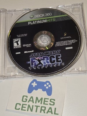 Star Wars The Force Unleashed (Microsoft Xbox 360, 2008) DISC ONLY