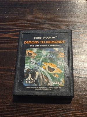 Demons to Diamonds (Atari 2600, 1982) CART ONLY