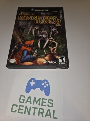 Cabela's Dangerous Hunts 2 (Nintendo Gamecube, 2005) NO MANUAL