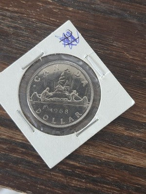 Canada 1968 Proof-Like Voyageur Nickel Dollar