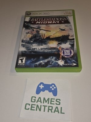 Battlestations Midway (Microsoft Xbox 360, 2007) CIB COMPLETE