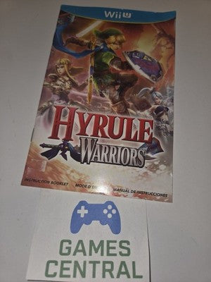 Hyrule Warriors (Nintendo Wii U, 2014) MANUAL ONLY