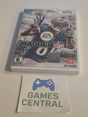 Madden NFL 13 (Nintendo Wii, 2012) CIB COMPLETE