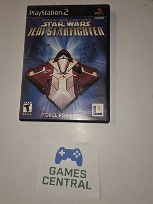 Star Wars Jedi Starfighter (Sony Playstation 2 PS2, 2002) CIB COMPLETE