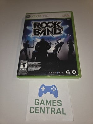 Rock Band (Microsoft Xbox 360, 2007) NO MANUAL
