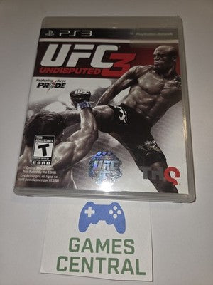 UFC Undisputed 3 (Sony Playstation 3, 2012) CIB COMPLETE