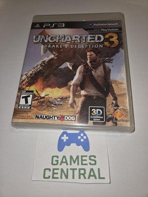 Uncharted 3: Drake's Deception (Sony Playstation 3, 2011) NO MANUAL
