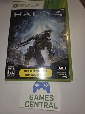 Halo 4: Not For Resale (Microsoft Xbox 360, 2012) CIB COMPLETE