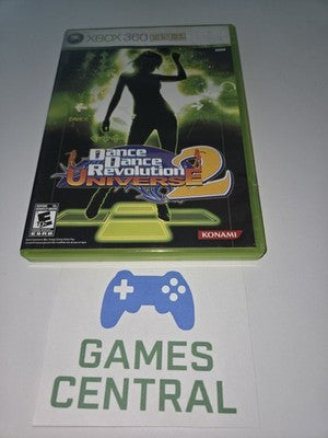 Dance Dance Revolution Universe 2 (Microsoft Xbox 360, 2007) CIB COMPLETE