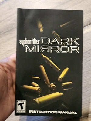 Syphon Filter Dark Mirror (Sony Playstation 2 PS2, 2006) MANUAL ONLY
