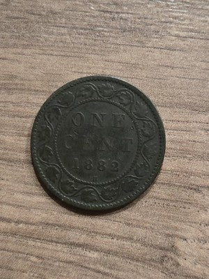 1882 H  Canada Large Cent Queen Victoria