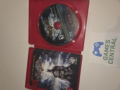 Batman: Arkham Asylum GOTY Greatest Hits (Sony Playstation 3, 2010) NO ARTWORK
