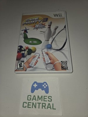 Game Party 3 (Nintendo Wii, 2009) CIB COMPLETE